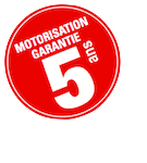 Garantie de la motorisation 5 ans en cas de panne par LE STORISTE